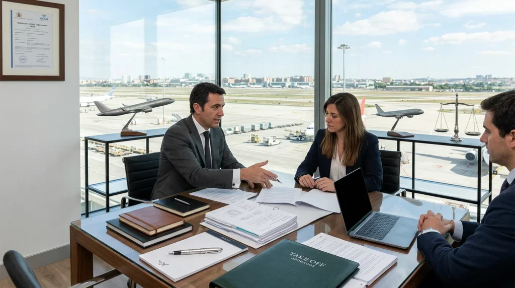 escuela de pilotos ATO certificación legal aeronáutica