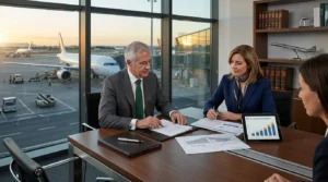Planificación de jubilación aeronáutica para altos directivos de vuelo
